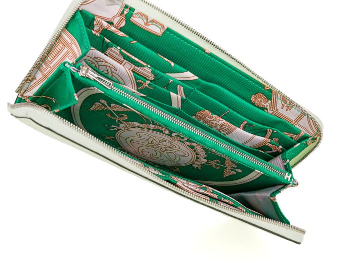 Hermes Silk'In Classique Long Wallet - Image 5