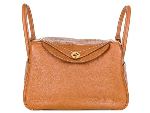 Hermès Toupe Brown Lindy 30 Bag (2)
