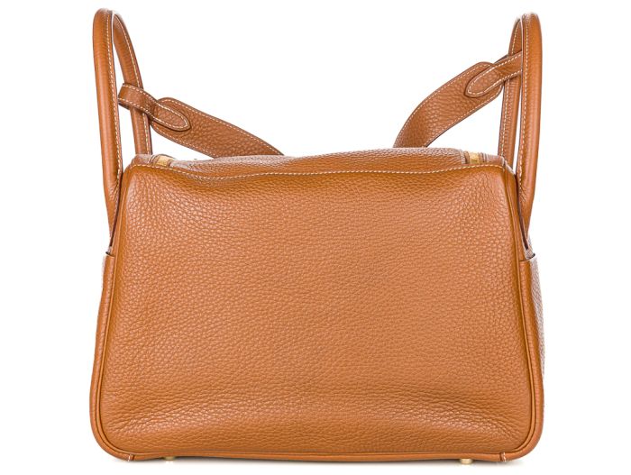Hermes Brown Lindy 30 Bag - Image 3
