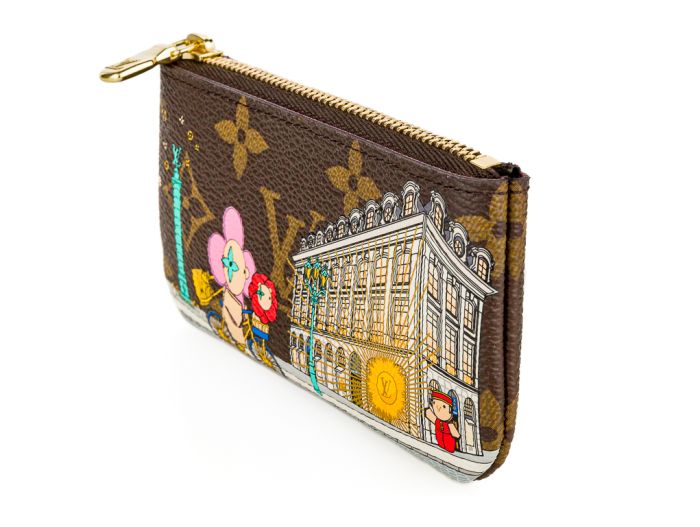 Louis Vuitton Limited Edition Christmas Animation Key Ring Pouch - Image 2