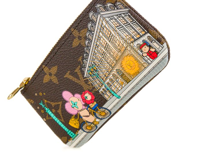 Louis Vuitton Limited Edition Christmas Animation Key Ring Pouch - Image 4
