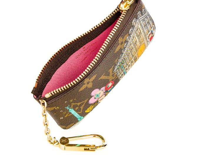Louis Vuitton Limited Edition Christmas Animation Key Ring Pouch - Image 5