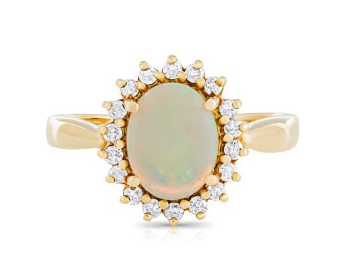 Opal & Diamond Ring (1)