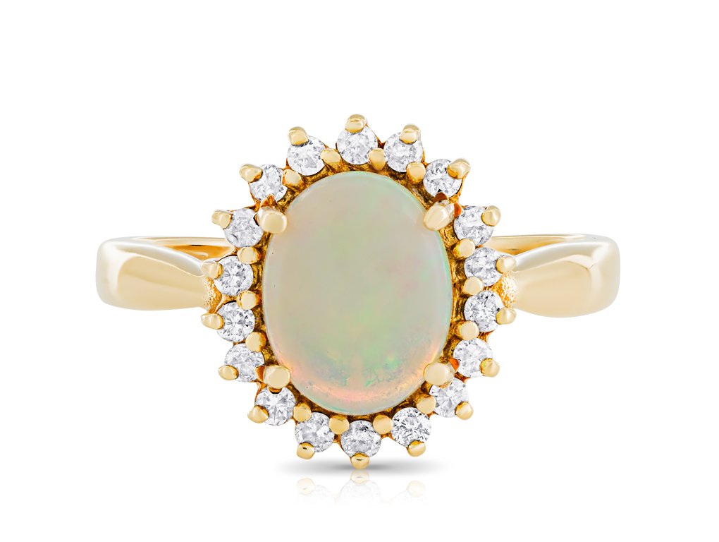 Opal & Diamond Ring (1)