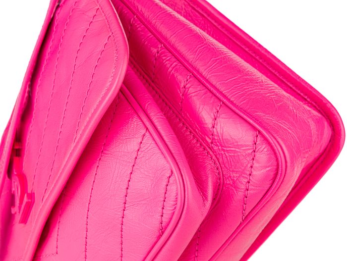 Yves Saint Laurent Niki Pink Patent Bag - Image 4