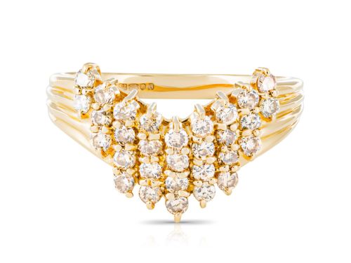 18ct Yellow Gold 0.50ct Diamond Ring (1)