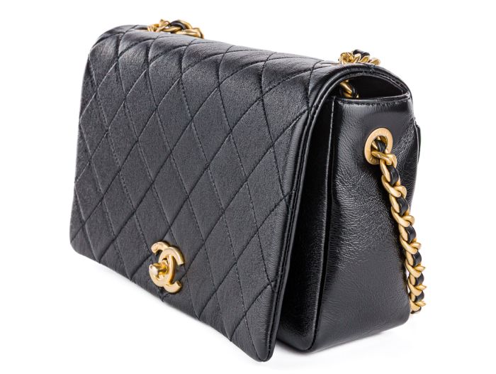 Chanel Black Therapy Caviar Medium Flap Bag - Image 3