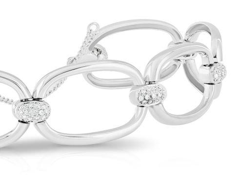Diamond 0.78 ct Oval Link Bracelet (2)