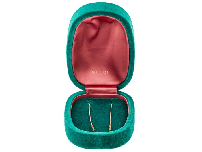 Gucci Link to Love Chain Earrings with Gucci Bar (3)