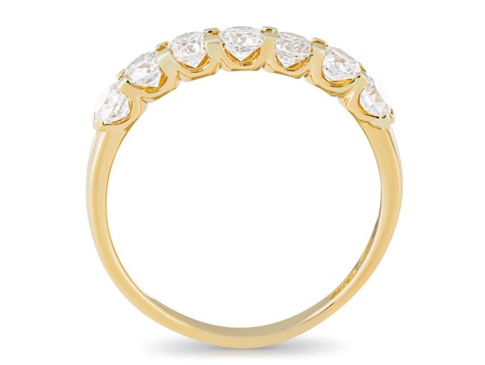 Half Eternity Diamond 0.70ct 18ct Yellow Gold Ring (3)