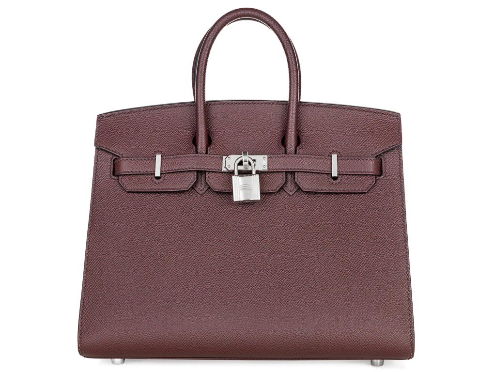 Hermes Birkin Purple Epsom 25cm Bag (2)