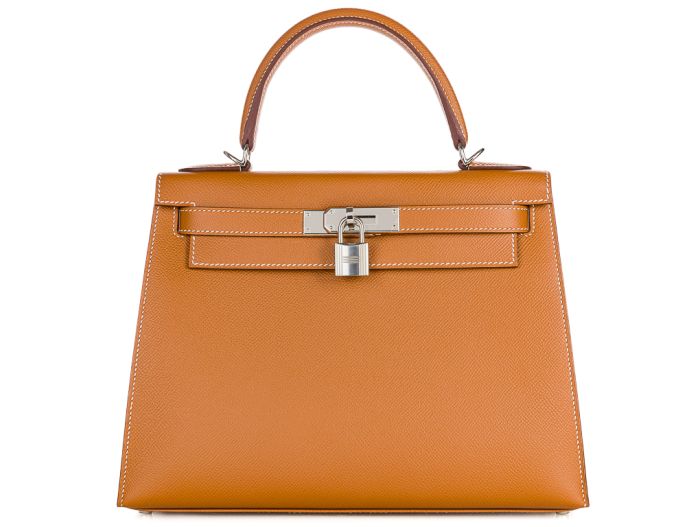 Hermes Kelly II Sellier Epsom 28cm Brown Bag (2)