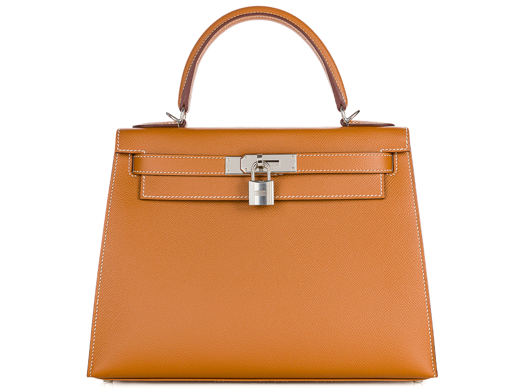 Hermes Kelly II Sellier Epsom 28cm Brown Bag (2)