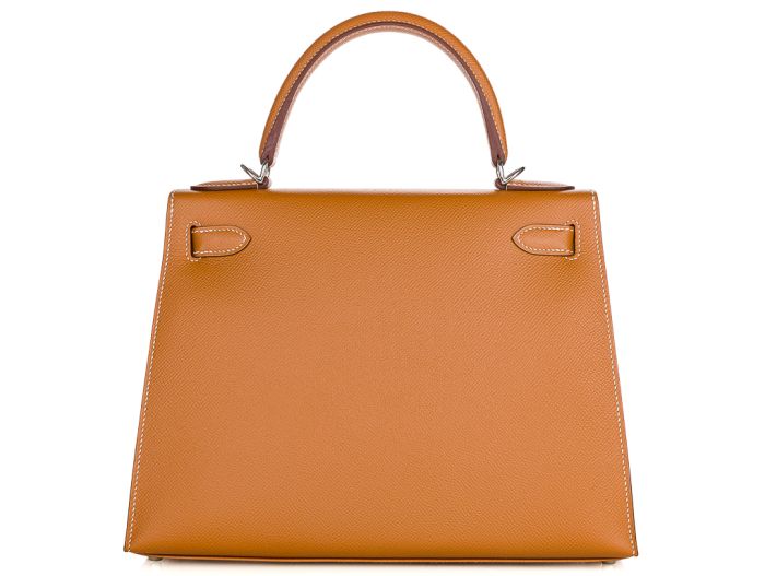 Hermes Kelly II Sellier Epsom 28cm Gold Bag - Image 3