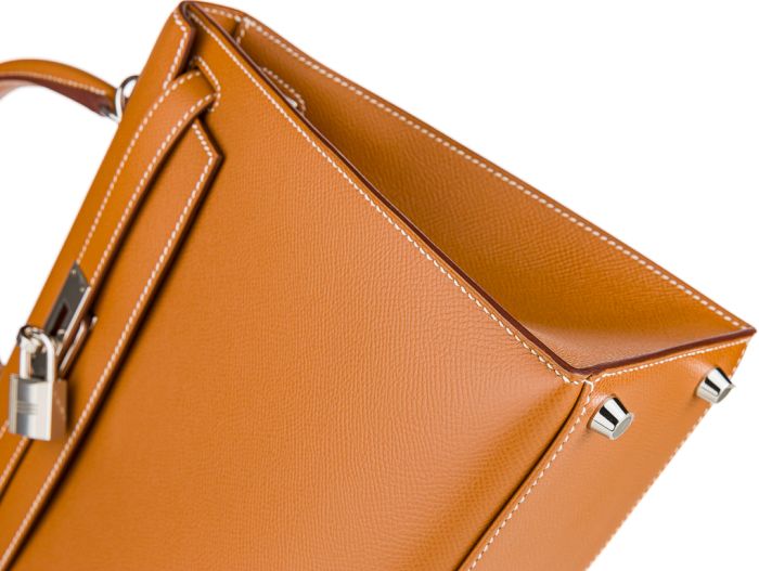 Hermes Kelly II Sellier Epsom 28cm Gold Bag - Image 4