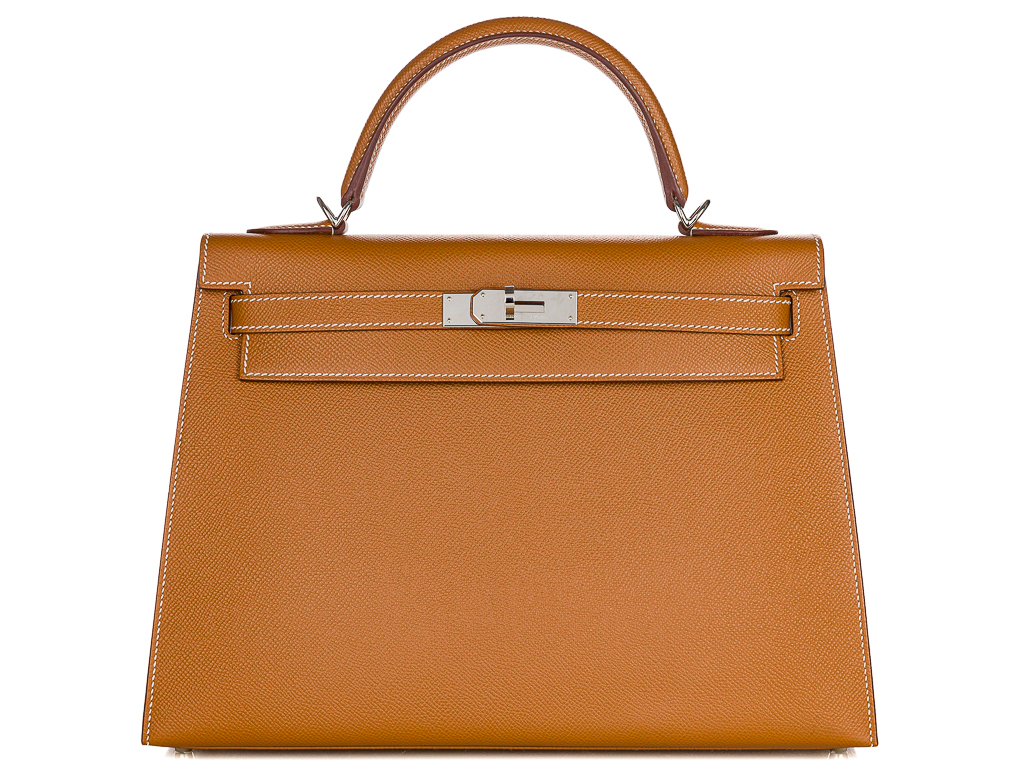 Hermes Kelly II Sellier Epsom 32cm Gold Bag