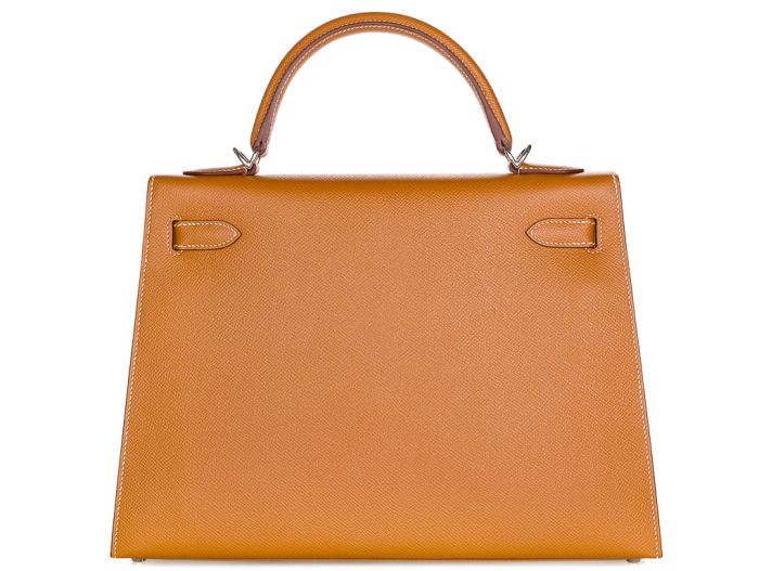 Hermes Kelly II Sellier Epsom 32cm Gold Bag - Image 4