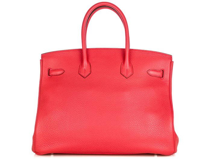 Hermes Pink Clemence Birkin 35cm Bag - Image 3