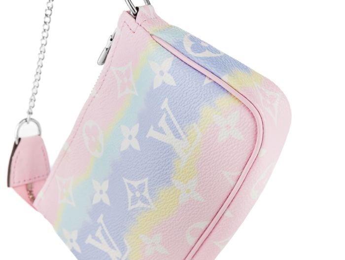 Louis Vuitton Escale Multicolor Mini Monogram Canvas Pochette - Image 5