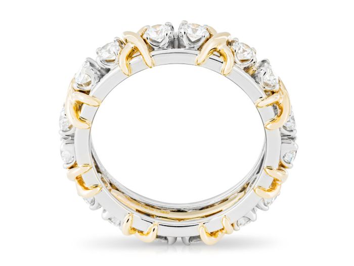 Tiffany & Co Jean Schlumberger Sixteen Stone Diamond Ring - Image 3