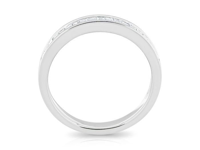 0.57ct Diamond Half Eternity Band 18ct White Gold (3)
