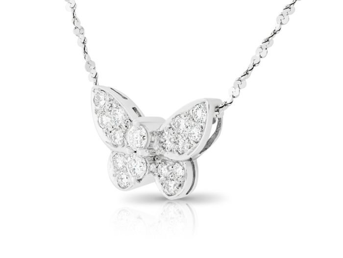 1.04ct Diamond Butterfly Necklace - Image 2