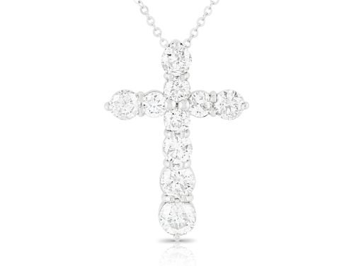 1.62ct Diamond Cross Necklace (1)