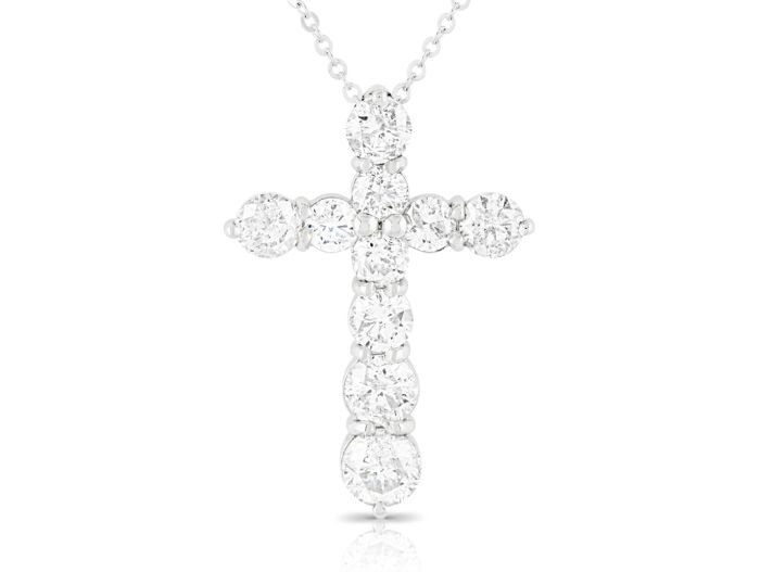 1.62ct Diamond Cross Necklace (1)