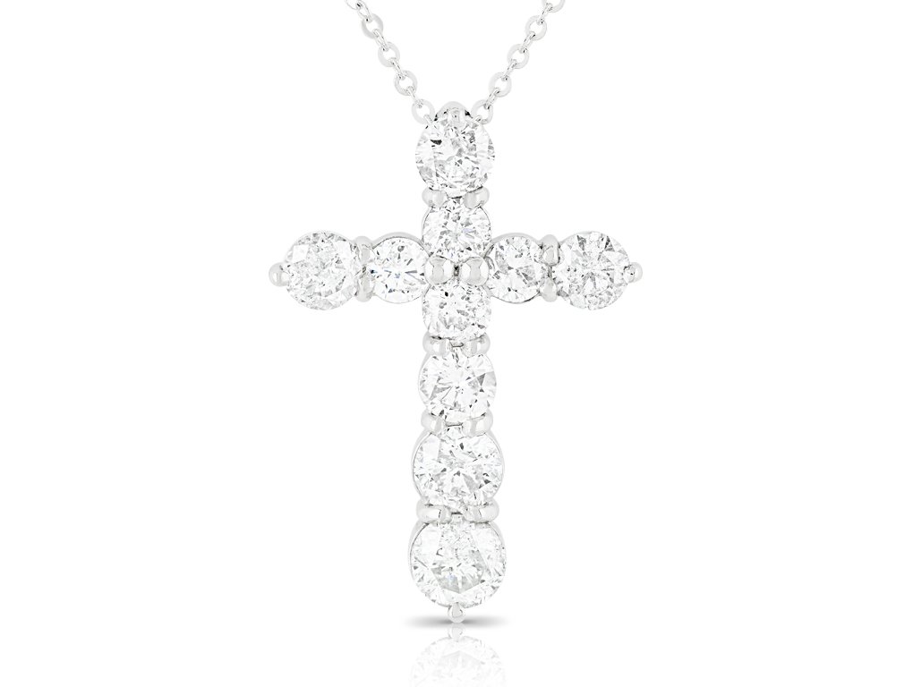 1.62ct Diamond Cross Necklace (1)