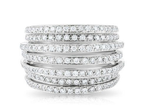 7 Band 1.33ct Diamond Eternity Band in 18 ct White Gold (1)