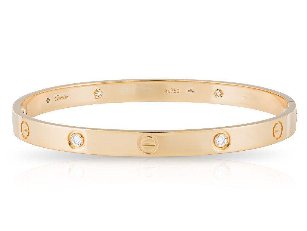Cartier Love Bracelet 4 Diamonds 0 (4)