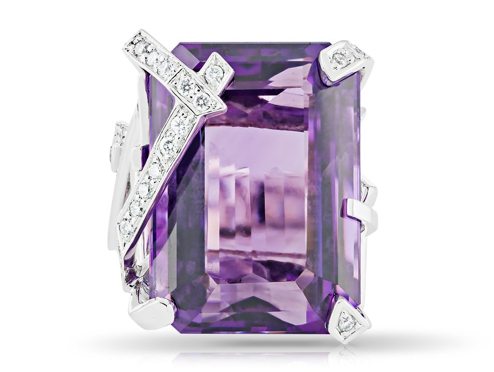 Chanel Amethyst Diamond Ring (1)