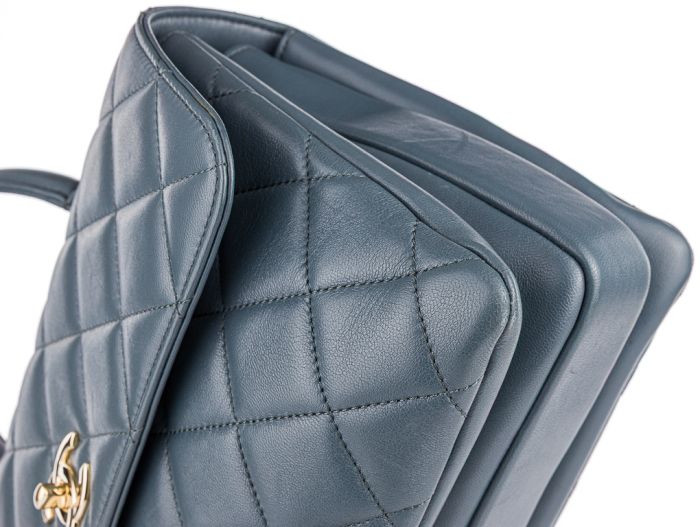 Chanel Grey Medium CC Trendy Top Handle Bag - Image 5