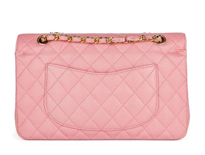Chanel  Pink Medium Caviar Classic Flap Bag - Image 4