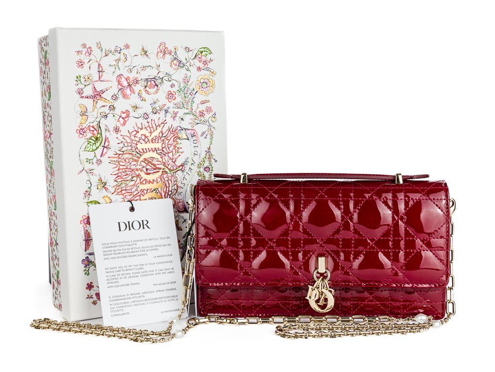 【鮮やかレッド★】Dior My Dior ミニバッグ Pre Owned Christian Dior My Dior Mini Bag Cherry Red - Shop