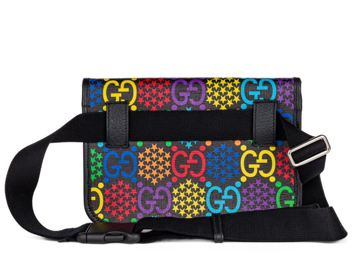 Gucci Multicolour GG Supreme Psychedelic Belt Bag - Image 4