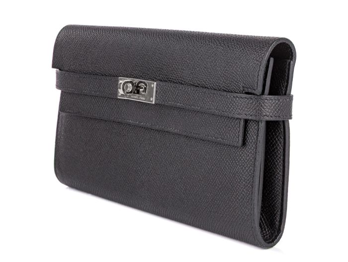 Hermes Black Epsom Kelly To Go Wallet - Image 3
