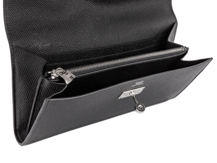 Hermes Black Epsom Kelly To Go Wallet - Image 2