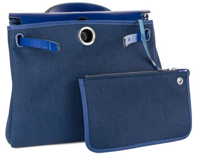 Hermes Blue Herbag 31 Bag - Image 4