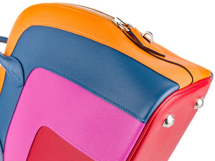 Hermes Bolide 1923 30 Sunset Rainbow Epsom Bag - Image 5