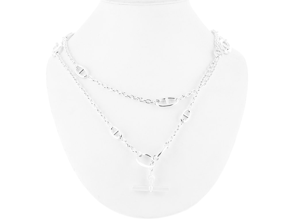◆一生モノジュエリー◆HERMES Farandole long necklace 120 Hermès Farandole long necklace 120cm – Wararni.com
