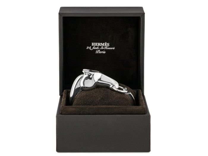 Hermès Galop Silver Small Bracelet (2)