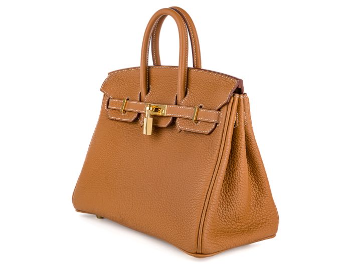 Hermes Gold Togo Birkin 25 Bag - Image 2