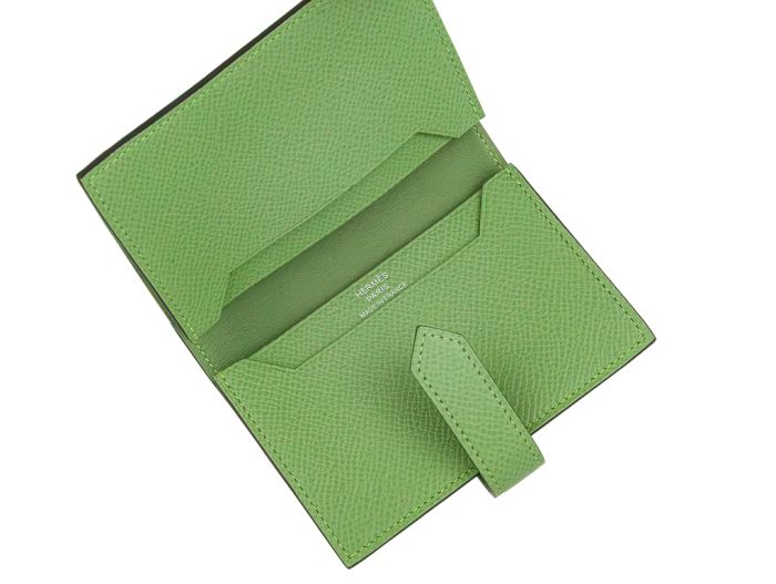 Hermes Light Green Bearn Wallet - Image 3