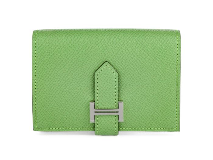 Hermes Light Green Bearn Wallet - Image 4