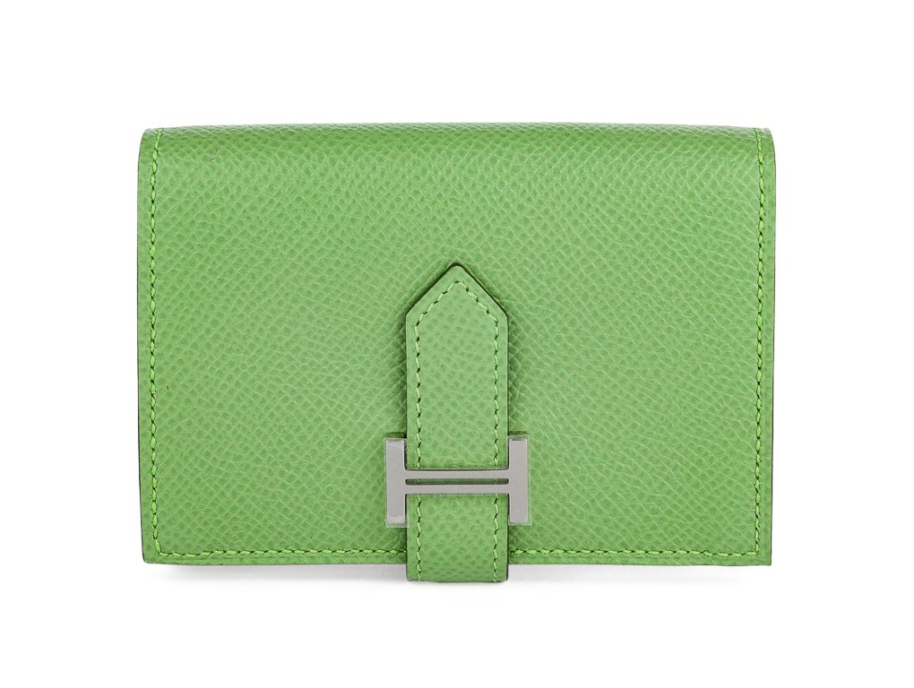 Hermes Light Green Bearn Wallet