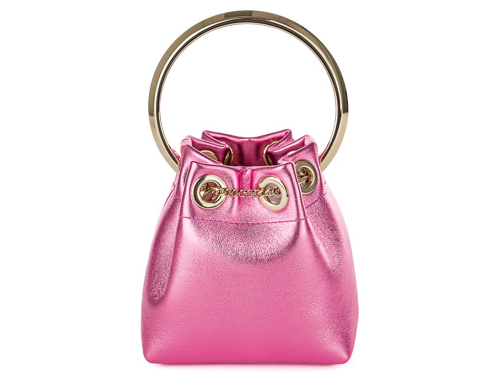 光を受け煌めく【Jimmy Choo】ボンボン Pinkスパンコール バッグ 光を受け煌めく【Jimmy Choo】ボンボン Pinkスパンコール バッグ