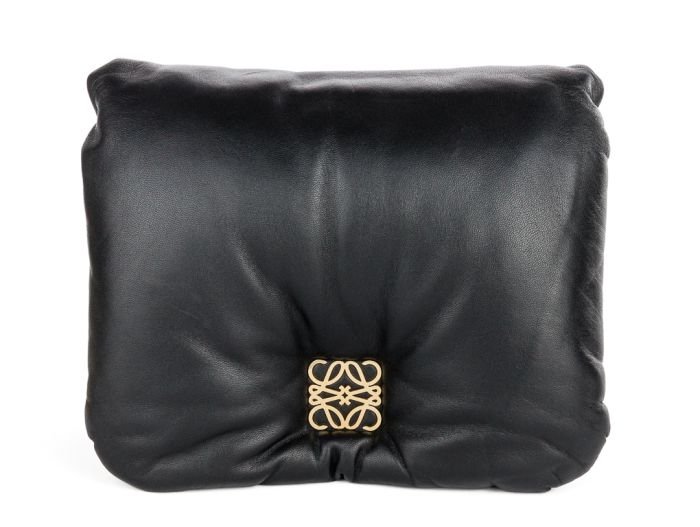 Loewe Medium Goya Puffer Black Bag (2)
