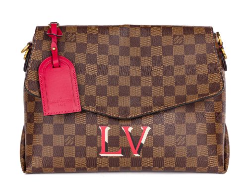 Louis Vuitton Beaubourg MM Damier Ebene Shoulder Bag