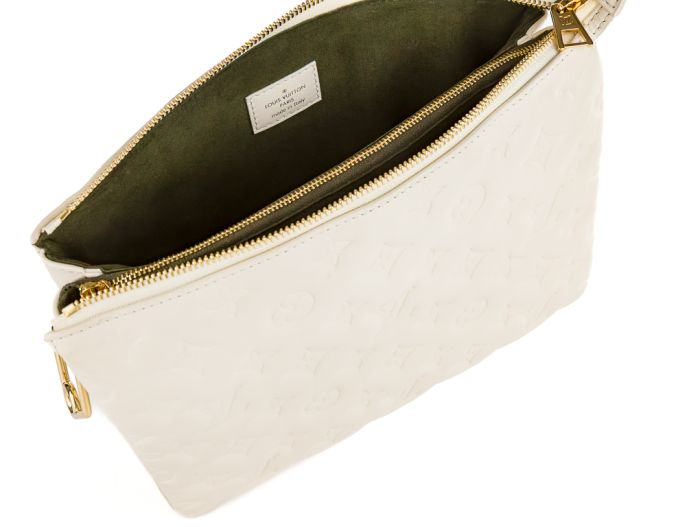 Louis Vuitton Coussin Cream Monogram Embossed -Lambskin PM Bag - Image 3